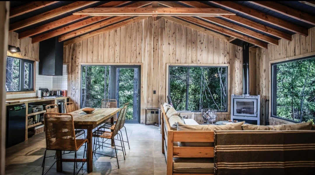 La Casa del Bosque, cabaña de troncos en el bosque en Villa La Angostura